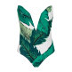 Зеленый купальник Fashion Miami 059 с принтом - 